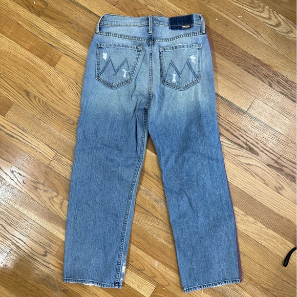 MOTHER Jeans | Mother The Trasher Distressed Baggy Fit Streetwear Ankle Crop - Picture 11 of 14